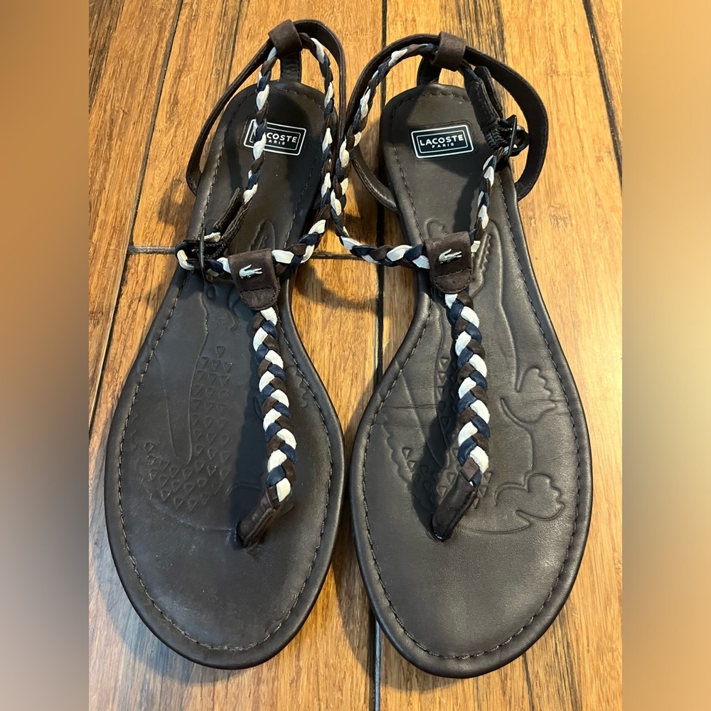 Women’s Lacoste sandals size 8.5
